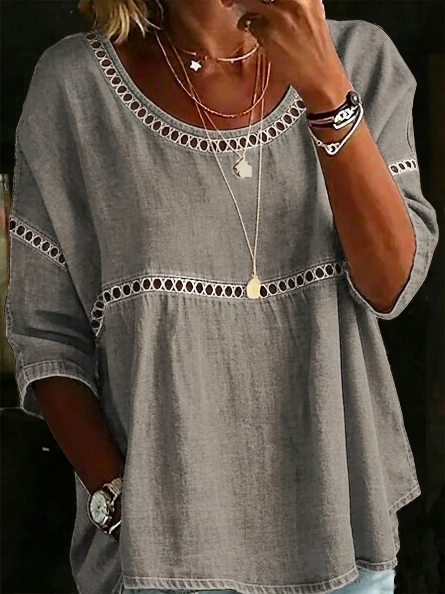🎁New Arrivals🔥 Women's Vintage Casual Loose Linen Blouse Shirt