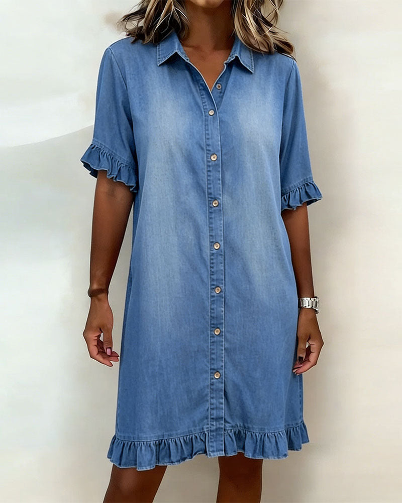 ✨✨LAST DAY SAVE 49% ⏰Denim Mini Dress