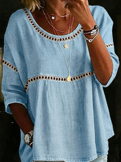 🎁New Arrivals🔥 Women's Vintage Casual Loose Linen Blouse Shirt