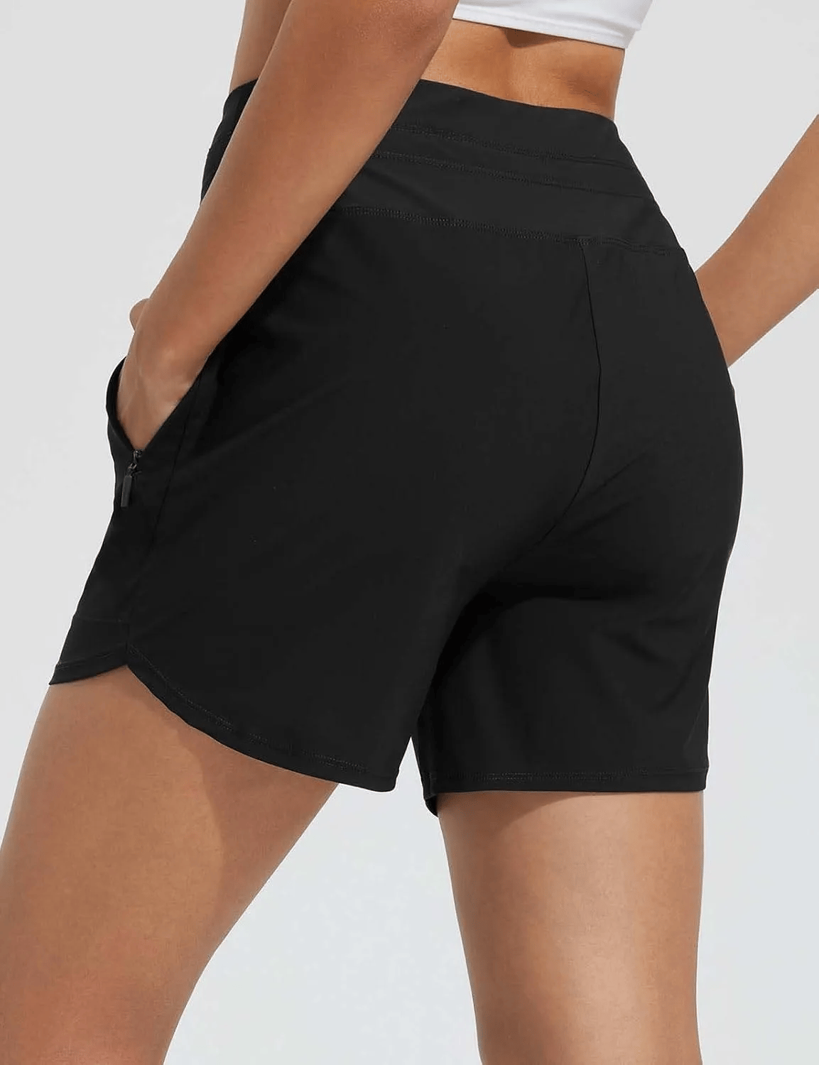 🎁New Arrivals🔥Women's 5" Swim Board Shorts High Waisted Quick Dry Swimsuit Swimming Bottoms