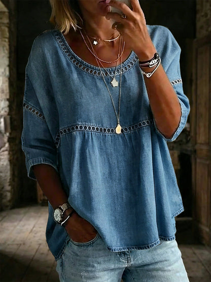 🎁New Arrivals🔥 Women's Vintage Casual Loose Linen Blouse Shirt