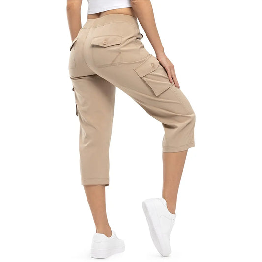 🥾 Women’s Lightweight Cargo Capris – Quick-Dry Hiking & Outdoor Shorts 🌿