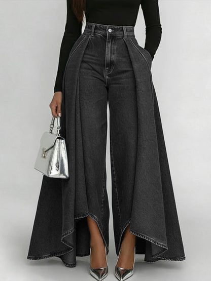 🎁New Arrivals🔥Women's High-Waisted Relaxed Wide-Leg Jeans – Effortless Everyday Comfort