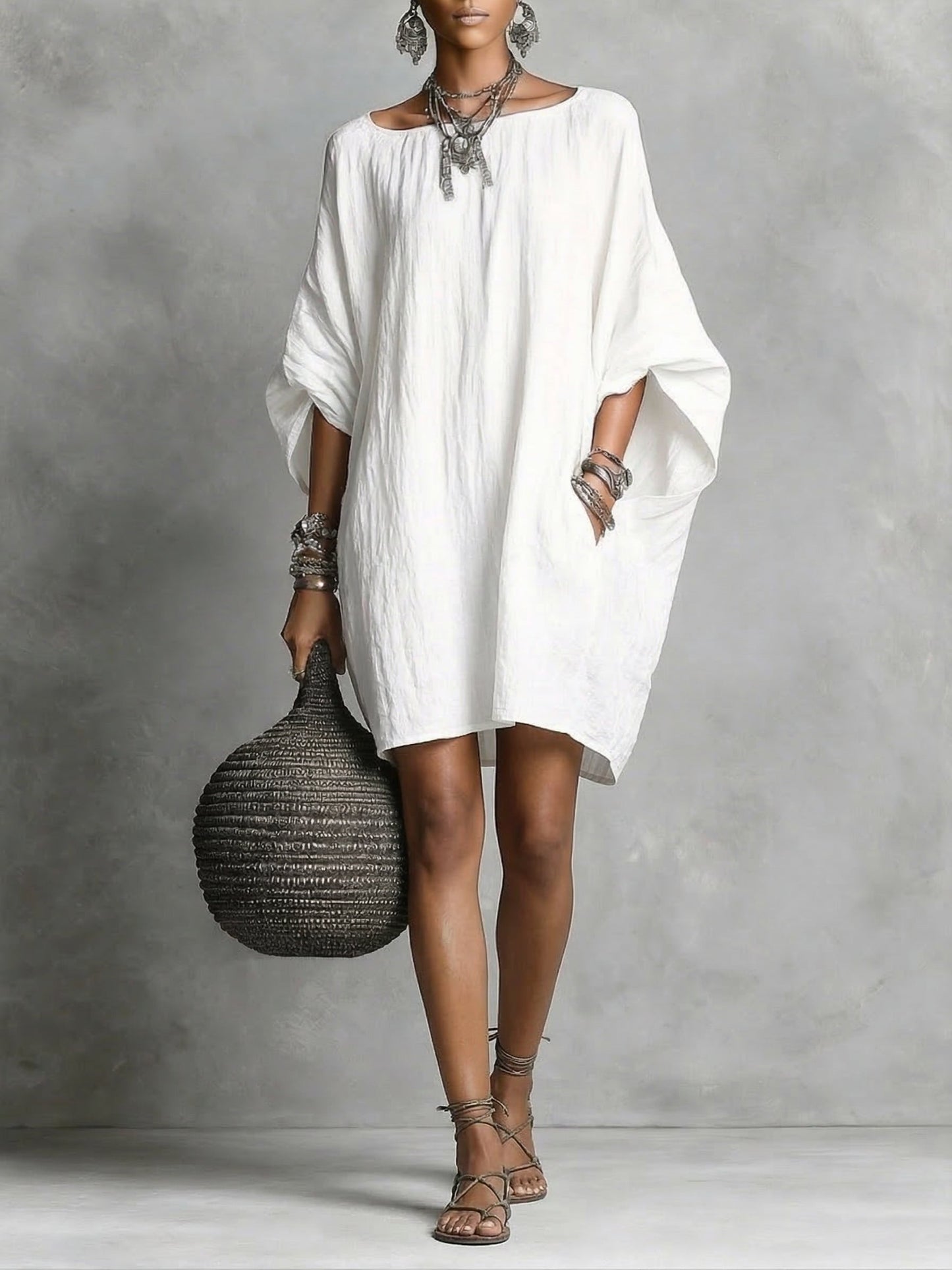 🎁New Arrivals🔥Casual cotton and linen dress